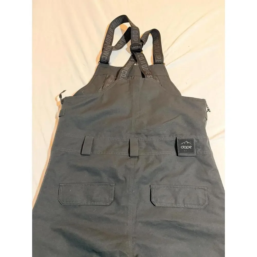 Dope Mens Notorious B.I.B Bib Snowboard Snow Pants Size Medium - Picture 6 of 15